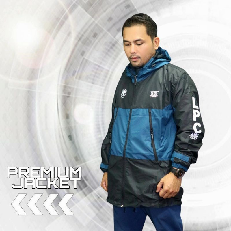 premium jaket pria bahan soft parasut