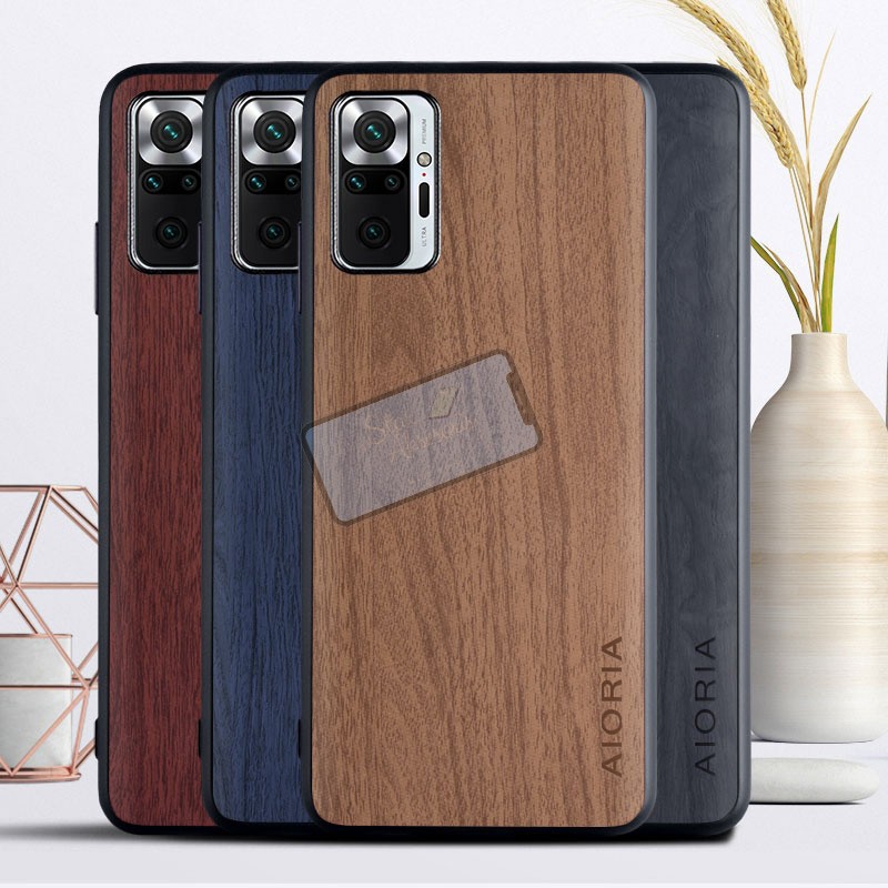 Case Xiaomi Redmi Note 10 Pro Case Aioria Wood Pattern Original Redmi Note 10 Pro Case