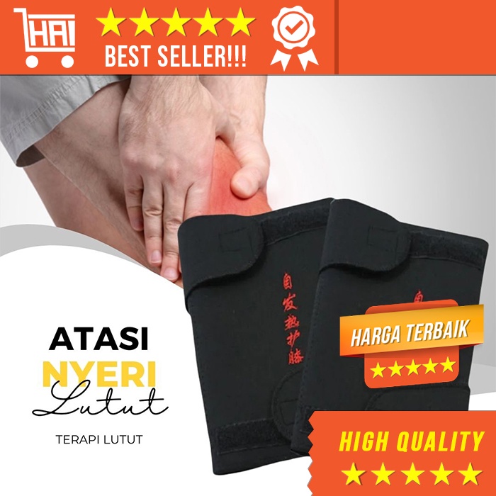 [ORIGINAL]  DEKKER TERAPI LUTUT MAGNETIK 2 PCS ALAT PELINDUNG LUTUT TERAPI MAGNETIK SAKIT LUTUT OLAH