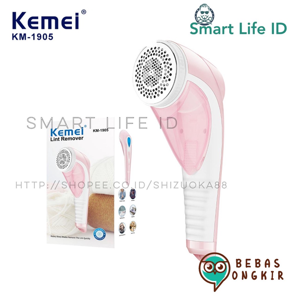 Kemei Alat Pencukur Bulu Pakaian Mesin Cukuran Cloth Fabric Shaver Pembersih Bulu Halus Electic KM 1905