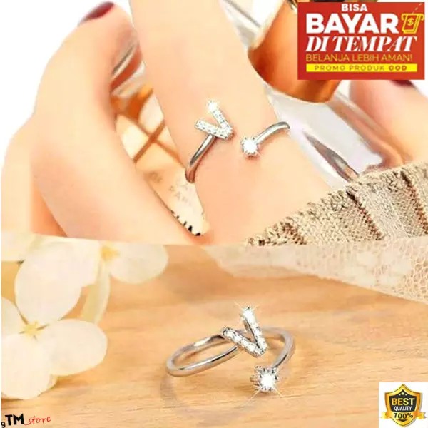 CINCIN HURUF CINCIN WANITA discount &amp; promo cincin wanita #cincinhuruf #cincinalfabet cod