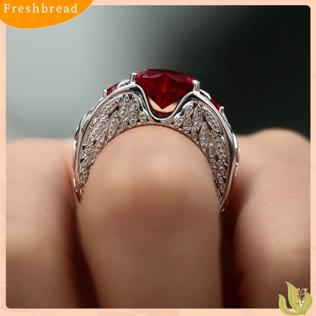 Terlaris Ring Heart-shaped European Style Alloy Romantic Women Finger Decor for Valentine Gift