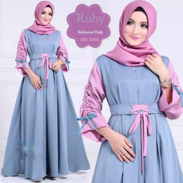 Baju murah gamis rubi L