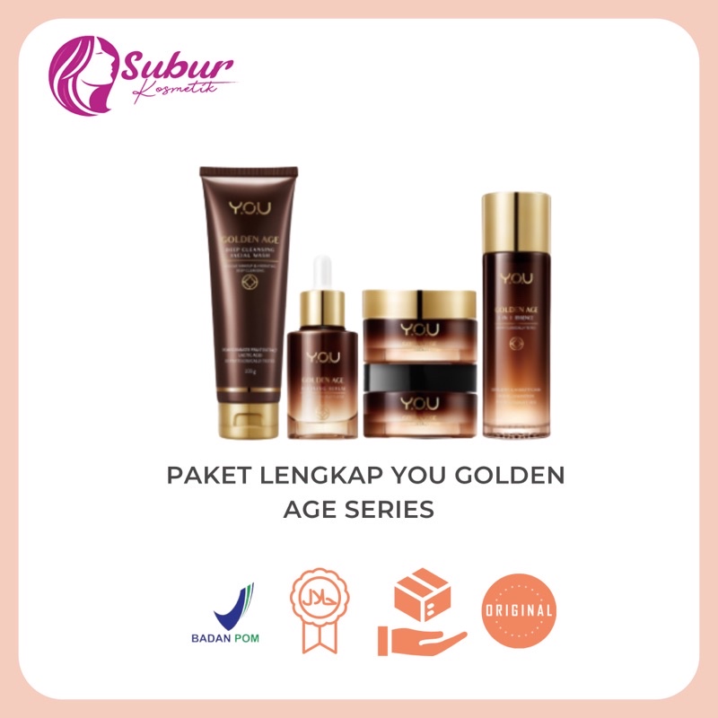 YOU Paket Lengkap Golden Age Series (Skincare Penuaan)