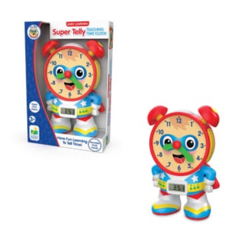 The Learning Journey Early Learning Super Telly Teaching Time  Clock