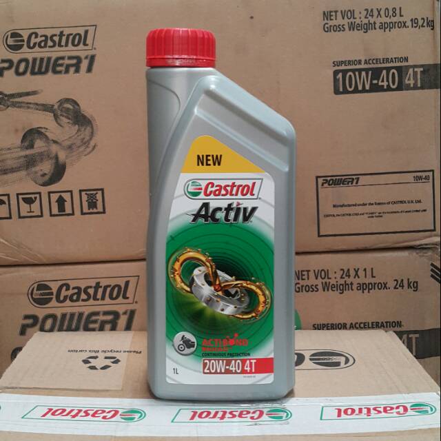 OLI MESIN MOTOR CASTROL ACTIV 1 LITER