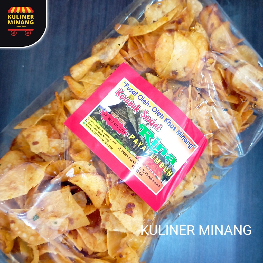 

Kerupuk Kripik singkong ubi balado Rina Oleh-Oleh Asli Cemilan Kampung Makanan Khas Payakumbuh Padang kabau Jajanan Snack Kuliner Minang Kabau AX00