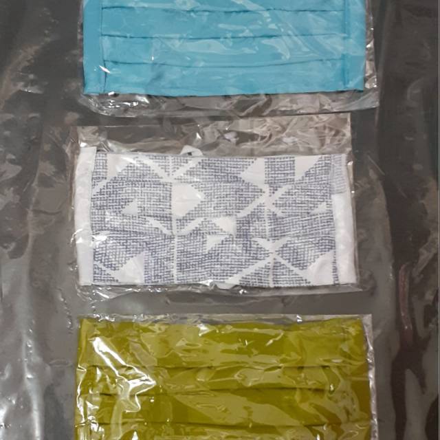 Masker kain bahan sutra tencel