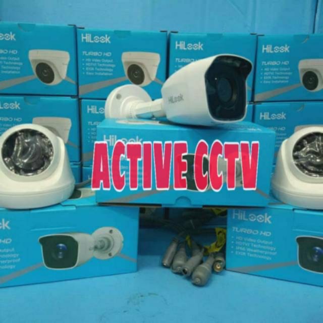 PAKET CCTV HILOOK 3 KAMERA DVR 8 CHANNEL TANPA HD