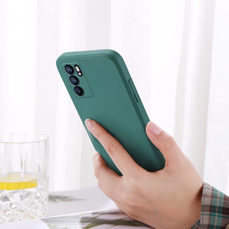 Soft Case Silikon Warna Permen Untuk OPPO Reno 6Z 6 Pro 5 A16 A74 A54 4G 5G