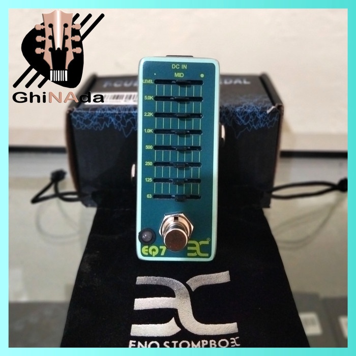 ENO EX EQ7 Equalizer Gitar Efek Pedal 7-Band EQ Gitar Pedal