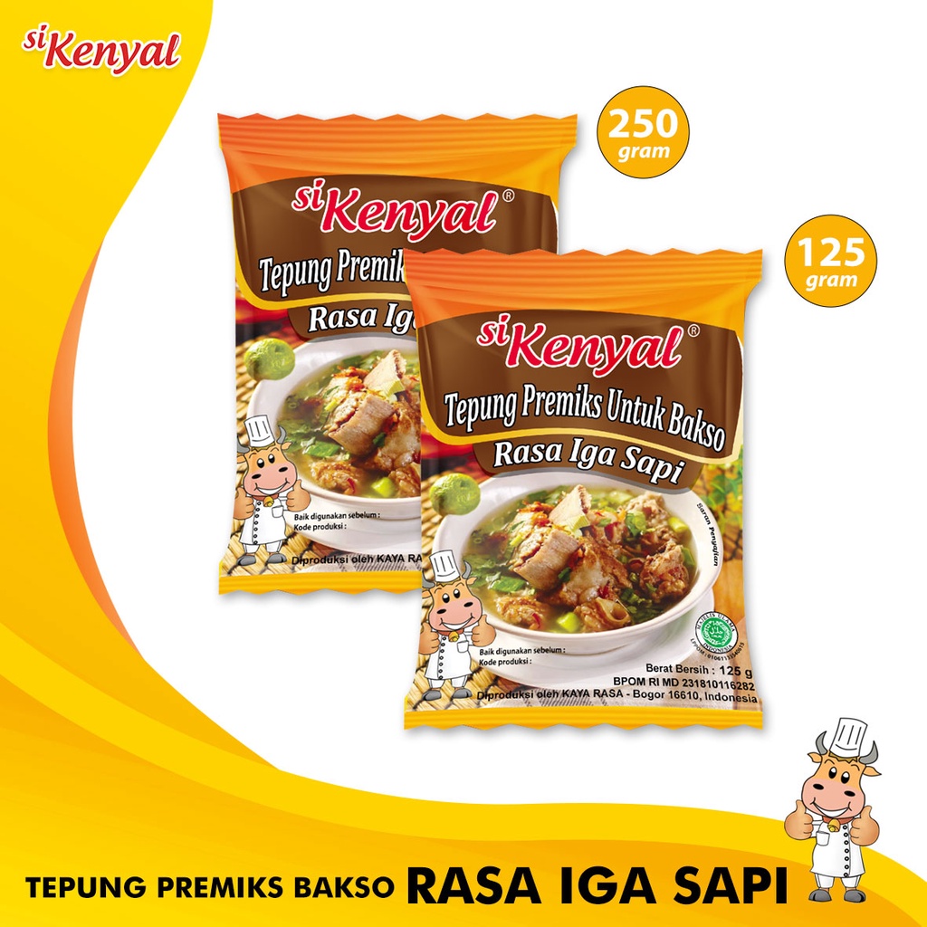 

Tepung Premiks Untuk Bakso Rasa Iga Sapi 250gr Sikenyal