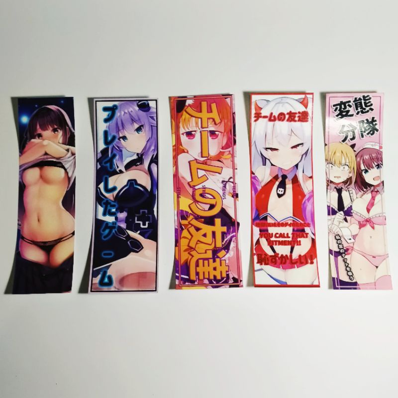 stiker - sticker kaca jdm car slap anime waifu