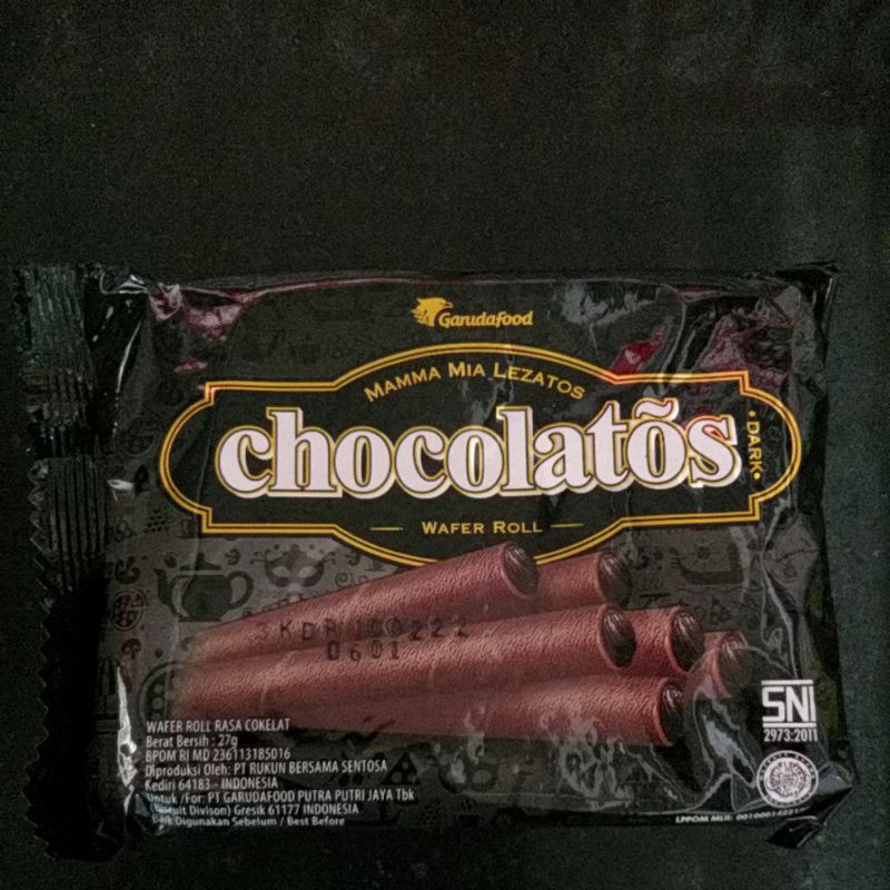 

chocolatos wafer roll 27g