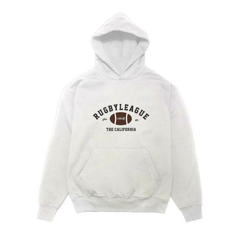 RUGBY LEAGUE SWEATER HOODIE UNISEX KEKINIAN TERLARIS&quot;