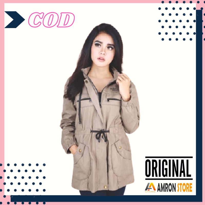 Jaket Hoodie Gunung Parka Casual Motor Distro Wanita Original Kualitas Premium