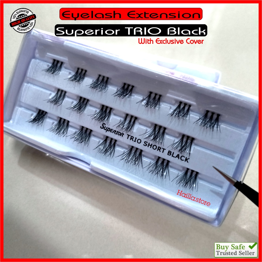 Bulu Mata Eyelash Extension TRIO Kualitas Export PREMIUM QUALITY