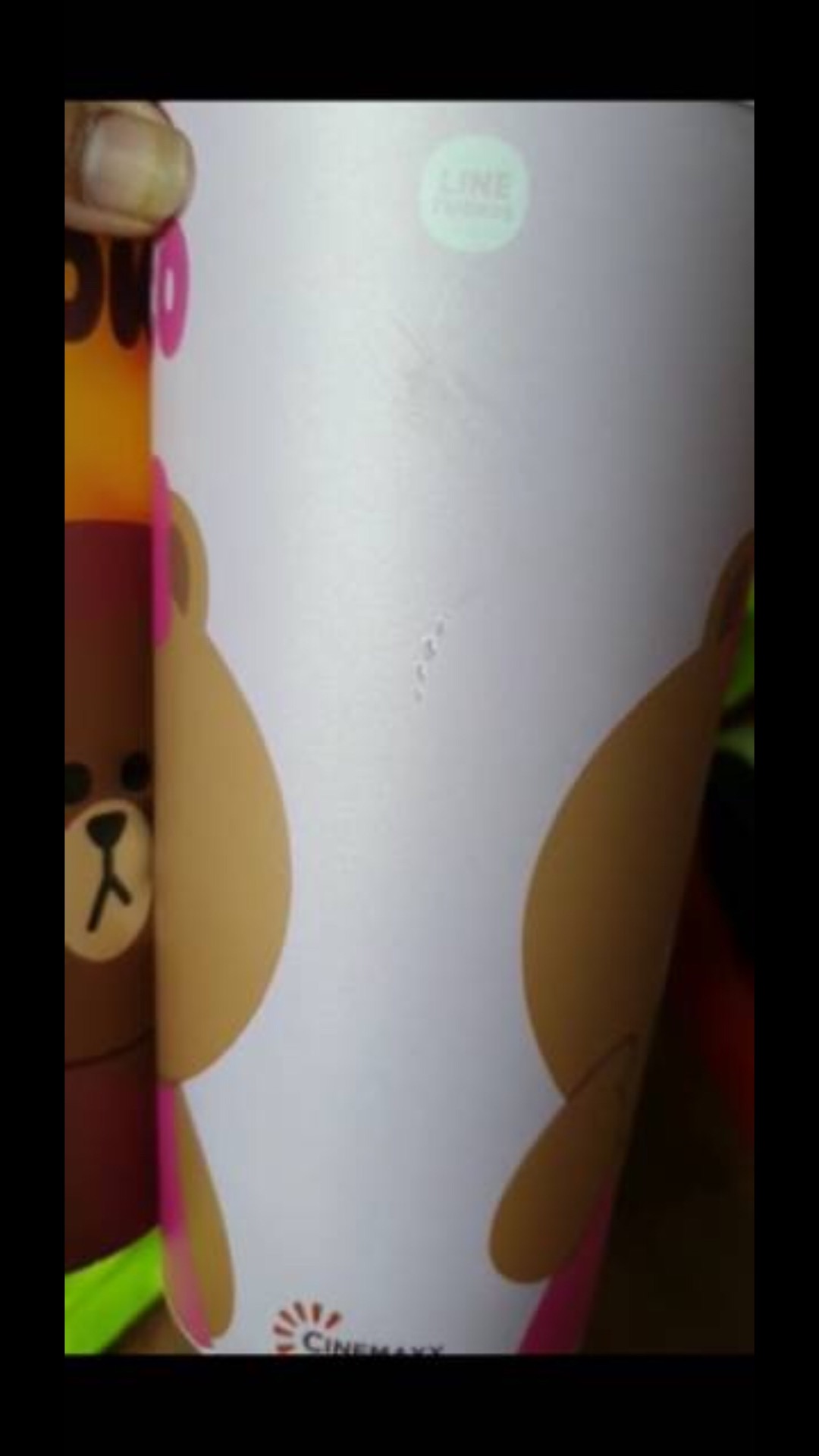 Ready Stok - Tumbler Line - Tumblr Line Cinemax  - Paket Sedotan  - Tumbler Line Cony Brown