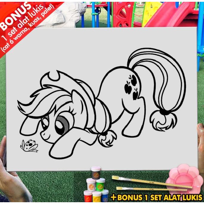 

Kanvas Mewarnai Anak Sombra Pony 30x40 cm MEL1175