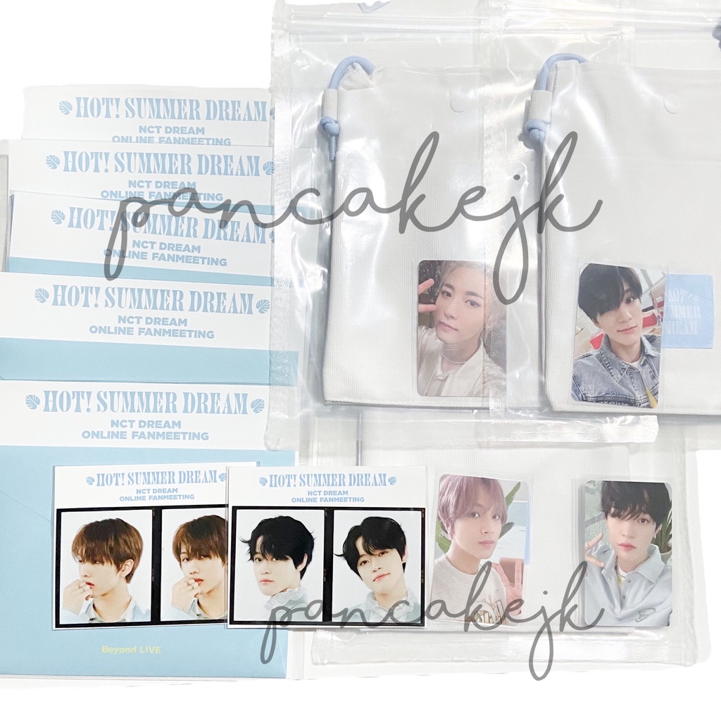 [ READY‼️ SEALED ] nct dream 2021 hot summer dream hsd fanmeeting ar ticket film set [ jisung jeno h