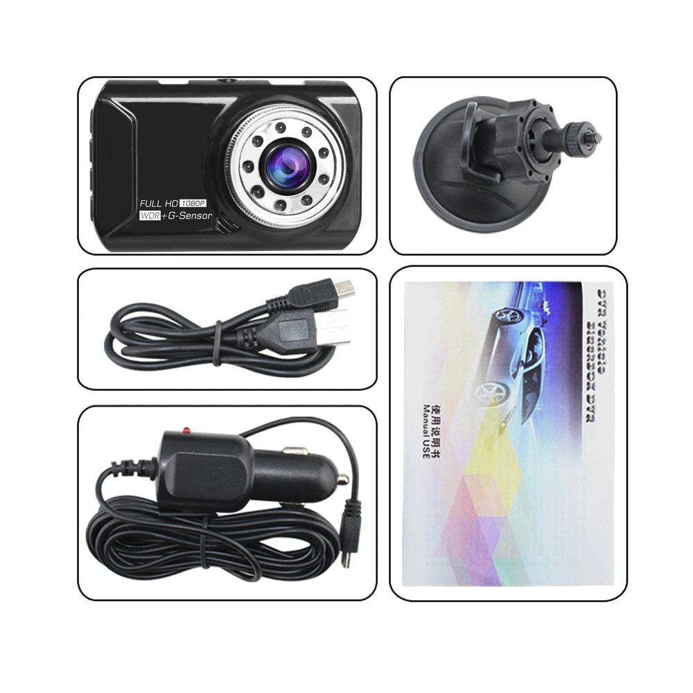 Car DVR FH05 Novatek 96223 Full HD 1080P G-sensor Night Vision