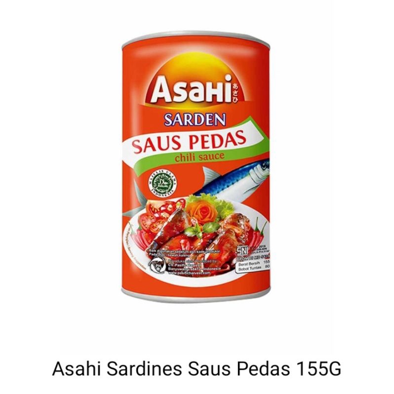 

asahi sardines saus pedas 155gr