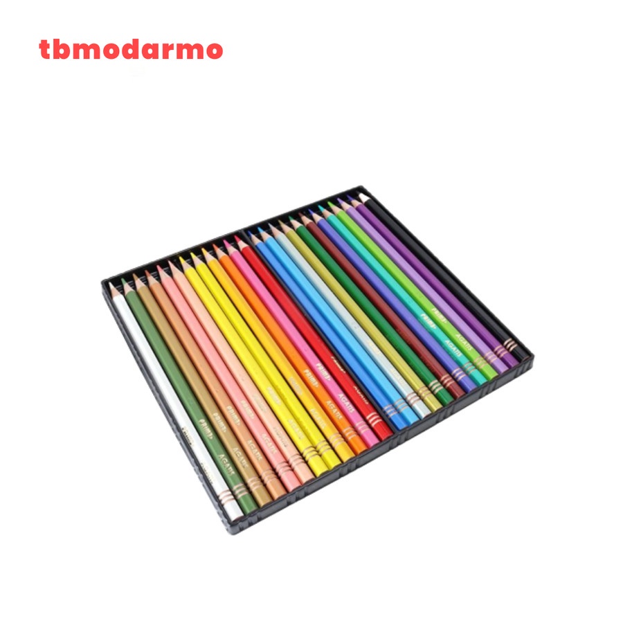 Pensil Warna Agatis Prime 24 Warna Hexagonal Shape 111GPH-2401