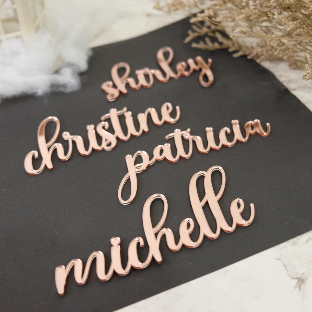 

Cutting Nama Akrlik/Name Plate for Platter