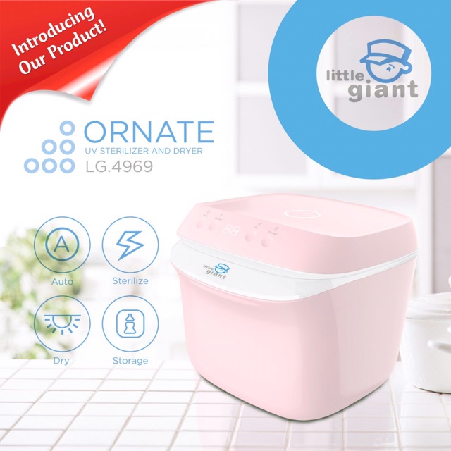 LG 4969 Little Giant ORNATE UV Sterilizer &amp; Dryer / LG 4975 AIDEN UV Sterilizer &amp; Dryer / Steril &amp; Pengering