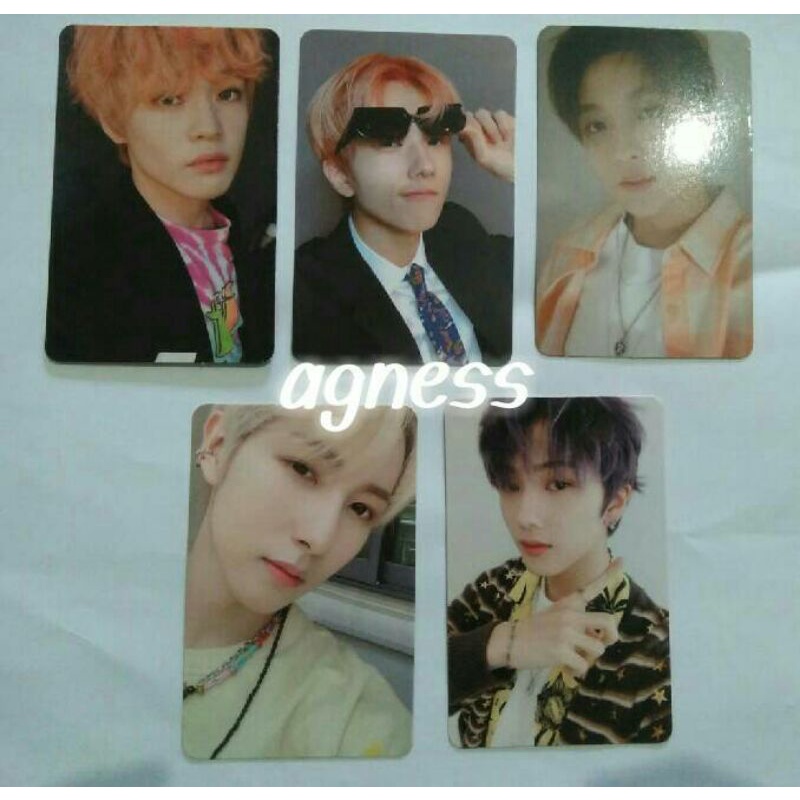 Photocard NCT DREAM [RENJUN HELLO, HAECHAN BORING, JISUNG CRAZY, JISUNG CHENLE AGENT]
