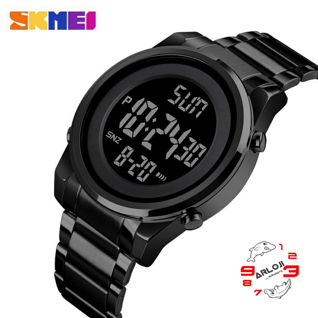 Arloji_Surabaya • Jam Tangan Pria SKMEI 1611 Original Digital Rantai Stainlees