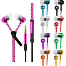 Handsfree / Headset Zipper Resleting Kancing Super stereo / Earphone Ziper EXTRA BASS + MIC