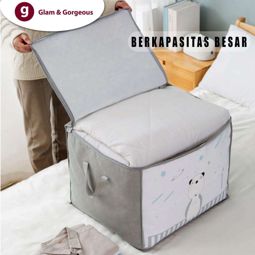 Tempat Penyimpanan TP007 Storage Box Baju Selimut Mainan Serbaguna