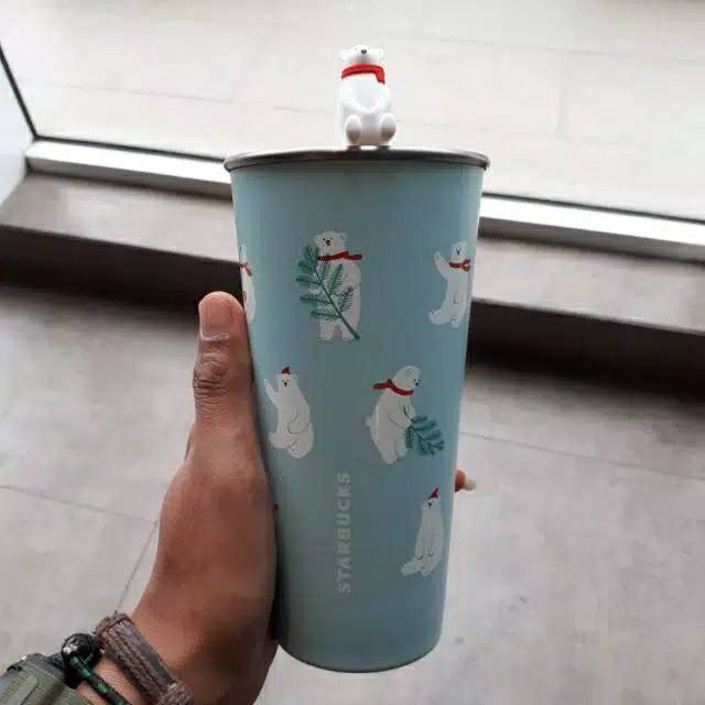 Tumbler Starbucks holiday christmas 2019 beruang