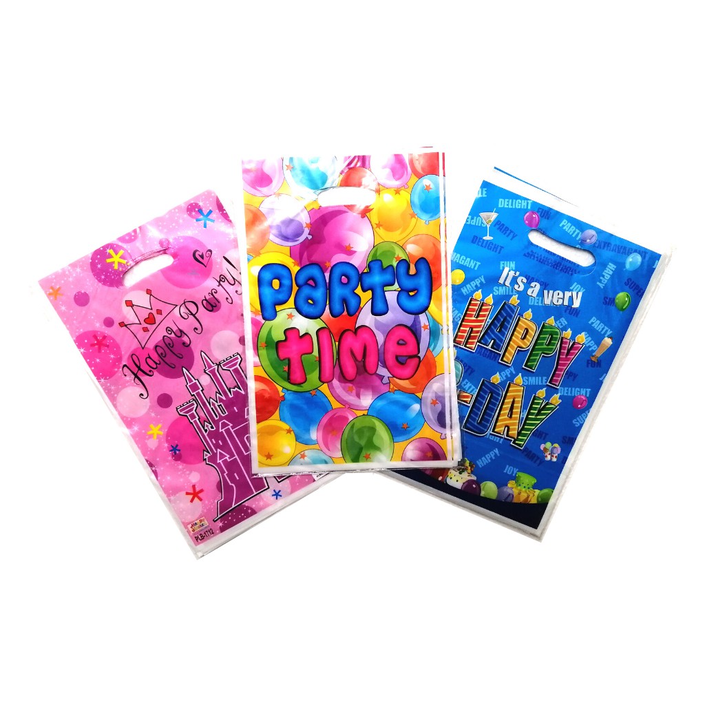 

Minicart Kantong Ulang Tahun Plastik isi 12 pcs - PLB1712