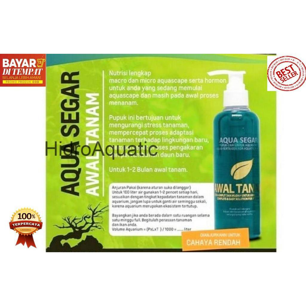 Pupuk Cair Aquascape / Aquarium - Aquasegar untuk Awal Tanam / Aqua segar