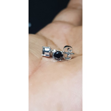 giwang berlian hitam murah natural