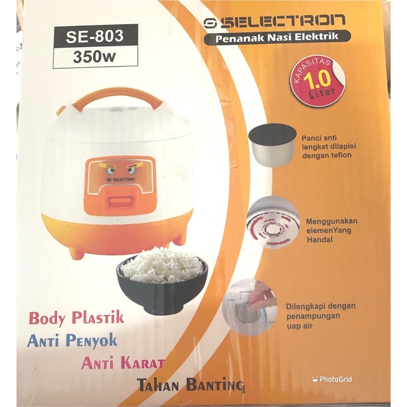 PENANAK NASI SELECTRON 1 LITER 803