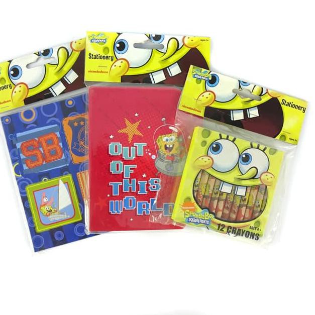

Paket Stationery / Paket Alat Tulis SpongeBob