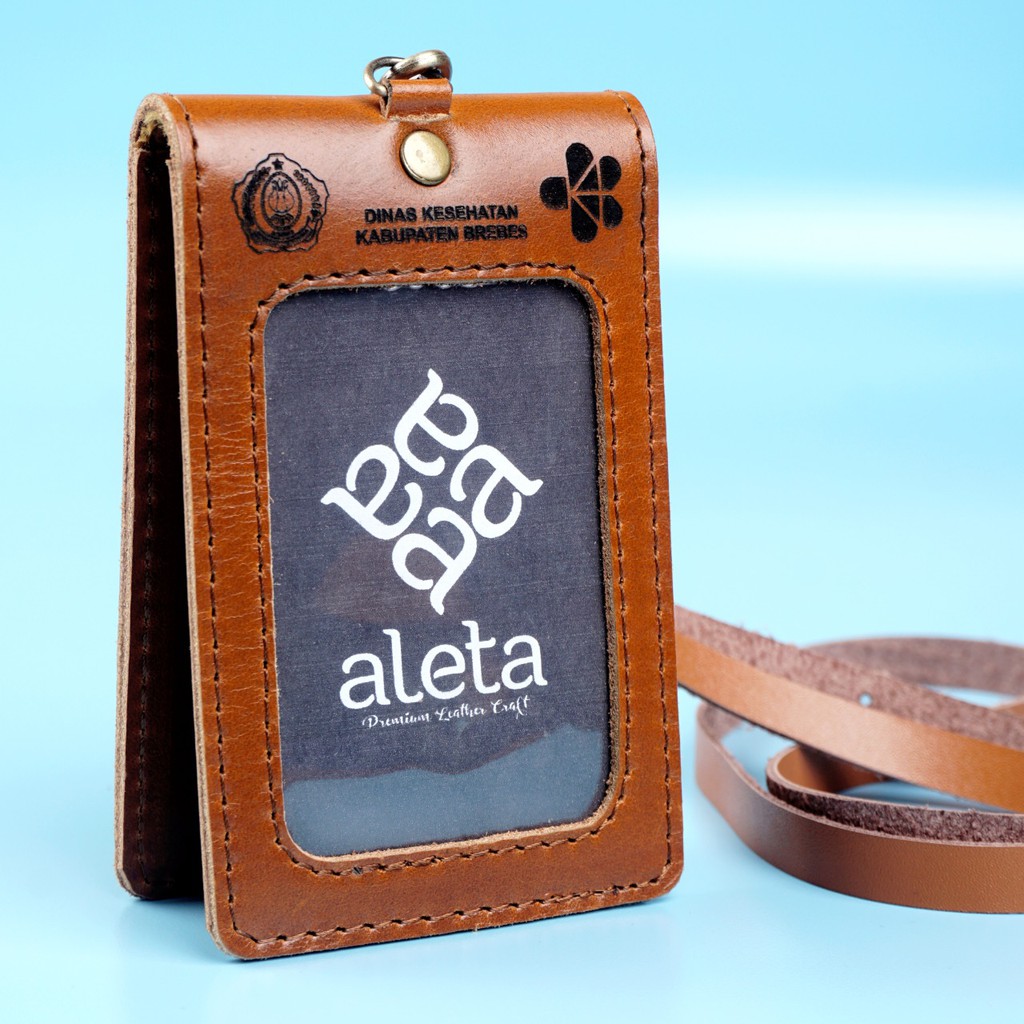 Aleta Indonesia  - Volant 1 Mika ID Card Holder Kulit Sapi Asli Free Grafir Nama