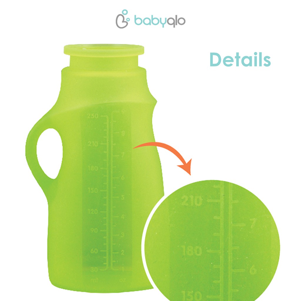 Babyqlo Botol Minum / Tempat Makan Bayi / Baby Food Pouches (Bt 7002)