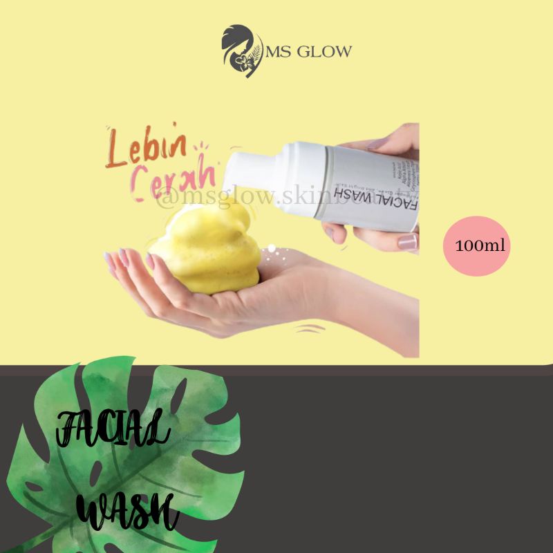 Facial wash ms glow ms glow facial wash