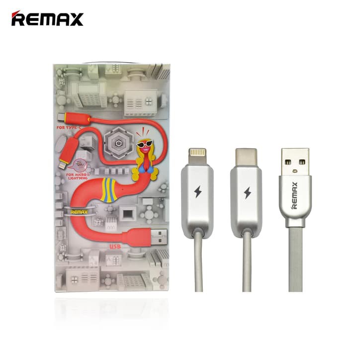 Kabel Remax Twins 3in1 RC-078