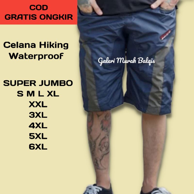 Celana Sepeda Padding Super Jumbo Anti Air Quick dry Jersey Gowes MTB Lipat Roadbike Sepeda Gunung S