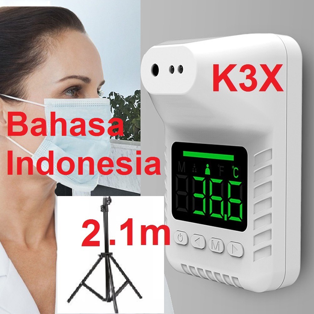 Termometer Infrared Non-kontak K3X Stand Tripod 2.1 M Dinding Stand Termometer Mounted Smart K3 Pro