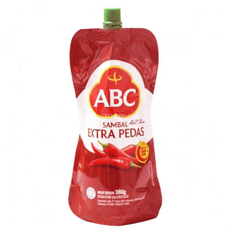 

Abc Sambal Extra Pedas Pouch 380gr