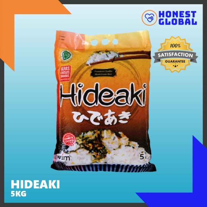 

978Eq1W Beras Jepang Hideaki 5 Kg Halal - High Grade WQ012