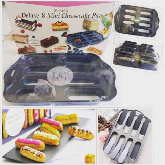 

ECLAIR MINI CHEESE CAKE PAN