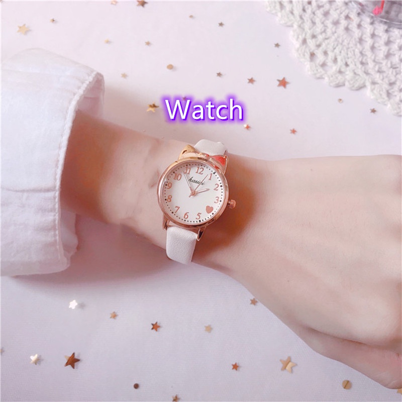 Jam Tangan Wanita Quartz Watch Girl Student Cute Watches Jam Tangan Perempuan