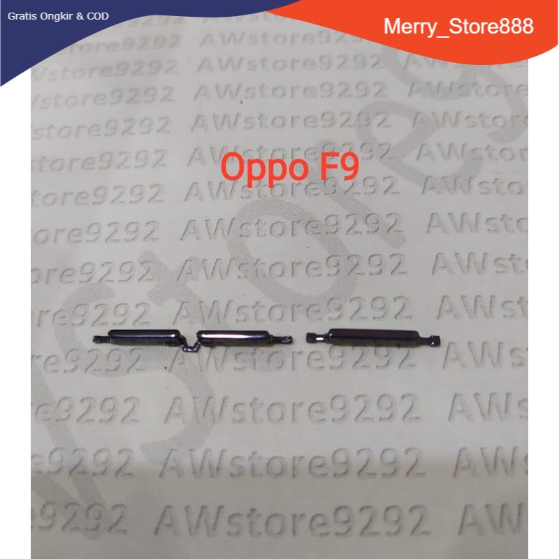 Button Tombol luar power on off dan volume Oppo F9